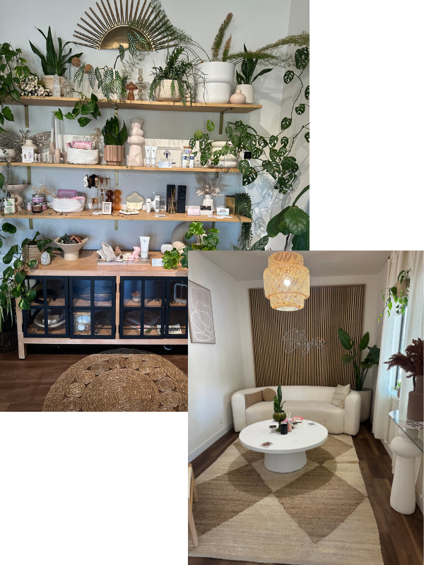 Pictures of the Luminique Boutique Space